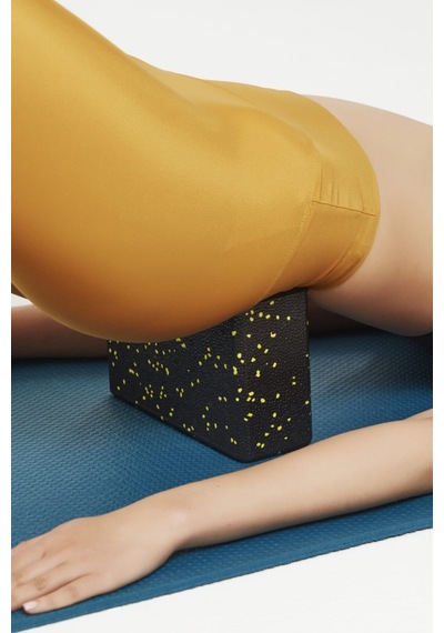 Actifoam Yoga Block Yoga Bloğu Yoga Köpüğü Yoga Blok Yoga Block S Siyah Sarı