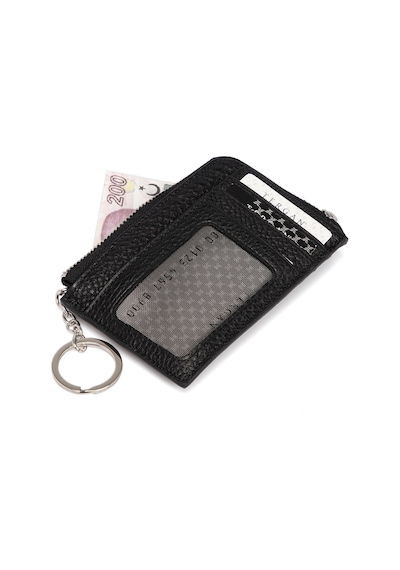 Tergan Siyah Deri Unisex Kredi Kartlık 00265A41