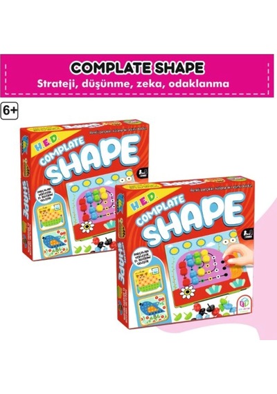 Complate Shape Renklerle Zekanı Konuşturma Oyunu