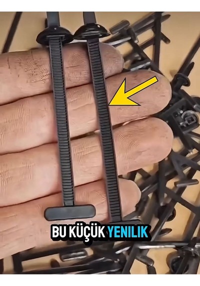 Çok Amaçlı Tamir Klipsi-dayanıklı Plastik Kablo Bağı 100 Adet