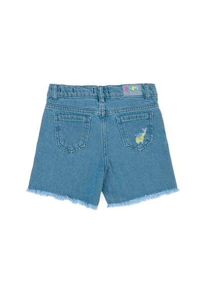 U.S. Polo Assn. Kız Çocuk Jean Şort 50263971-dn0021 Mavi