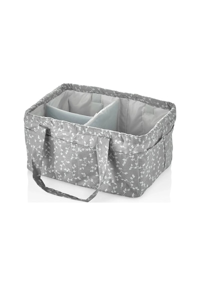 Babyjem - Katlamalı Anne&bebek Organizer Gri Çiçek