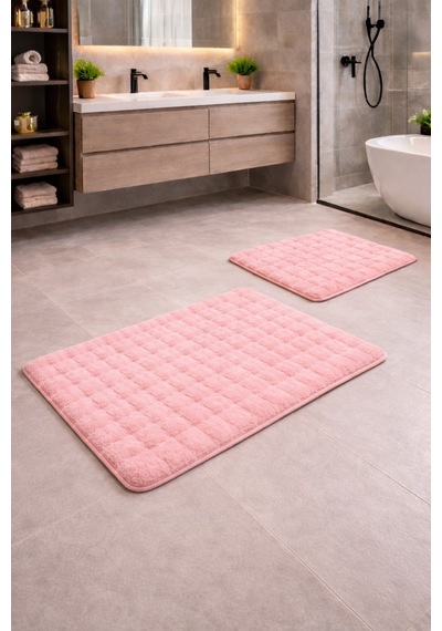 Buççin Online Mağaza Modern Bubble Yumuşak Banyo Klozet Takımı Yıkanabilir Kaymaz Tabanlı Polyester Kalın 12 Mm + Pembe Çok Renkli Buççin Online Mağaza Modern Bubble Yumuşak Banyo Klozet Takımı Yıkanabilir Kaymaz Tabanlı Polyester Kalın 12 Mm + Pembe Çok Renkli