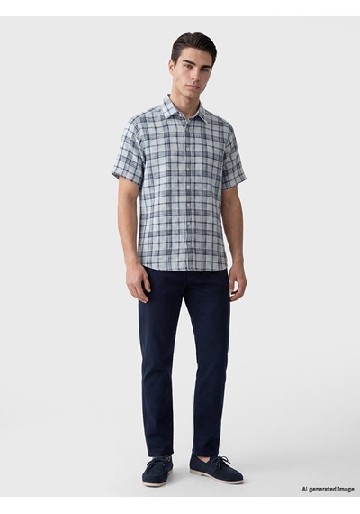 Lcwaıkıkı Classic Yeşil Regular Fit Ekose Armürlü Erkek Gömlek