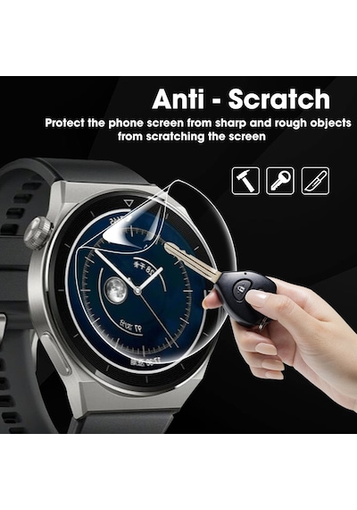 Huawei Watch Gt Runner Ekran Koruyucu Şeffaf Tpu Film 2 Adet