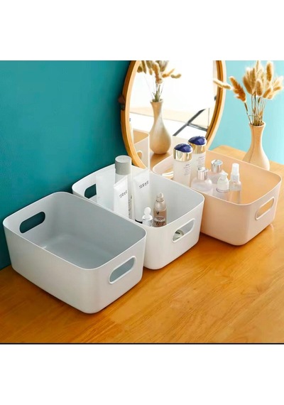 6 Adet 3.5 Lt Dolap Içi, Buzdolabı Düzenleyici, Banyo, Mutfak Organizeri Sepet Beyaz 24cm16cm11cm Pl Diğer