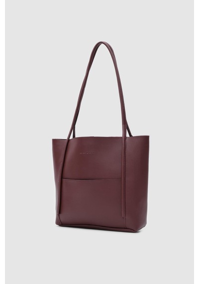 Shule Bags Maximors Omuz Çantası Bordo Bordo