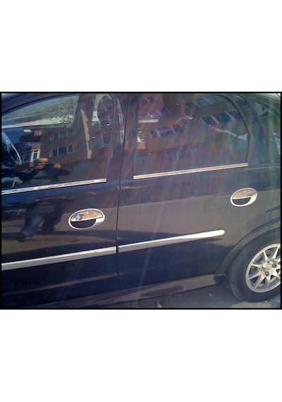 Opel Corsa C Krom Kapı Kolu Çerçeve 4 Kapı 2000-2007 P. Çelik