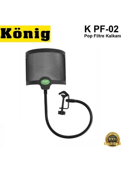 König K Pf-02 Pop Filtre Kalkanı