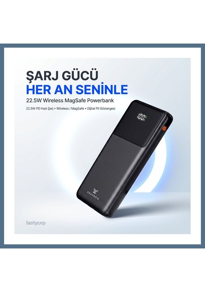 Buradabulabilirsin Snp-3015 Pd 22.5w 10.000mah Hızlı Şarj Lcd Ekran Powerbank Bbz Çok Renkli