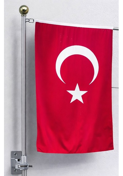 20x30 Cm Türk Bayrağı İç Ve Dış Mekan Kullanımına Uygun Duvar, Balkon, Okul Ve Tören Bayrağı Tek Ebat