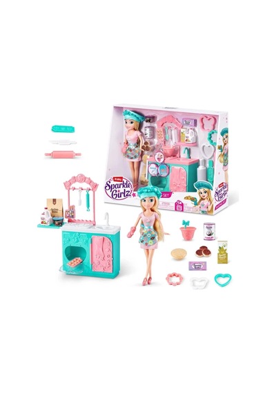 Mey İthalat Sparkle Girlz Aşçı Bebek Ve Oyun Seti 27cm
