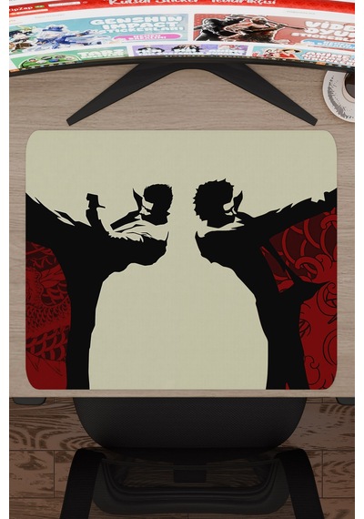 Yakuza Kaymaz Dikişli Kauçuk Oyuncu Mousepad V1 - 48x40 Xl Gaming Mouse Pad Fare Altlığı