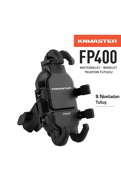 Kn Master Fp 400 8 Nokta Telefon Tutucu SİYAH-LOGOLU