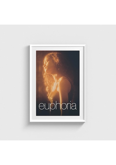 Euphoria Dizi Posteri Tablo Çerçeveli Poster Duvar Dekorasyonu Beyaz Çerçeveli Tablo Beyaz Çerçeveli Tablo Dn11d564beyaz