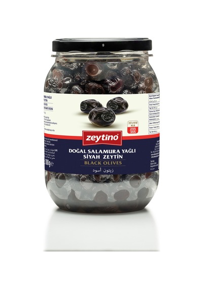 Gemlik Siyah Zeytin Salamura Yağlı 1 Kg 351/410 2xs-3xs