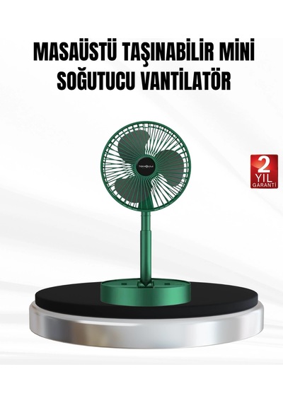 Znv Zenvia Mey İthalat Şarjlı Mini Fan Katlanabilir 3 Hız Ayarlı Taşınabilir Tasarımlı Znv2025 Cmn