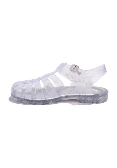 Igor S10262 Bıarrıtz Glitter Beyaz Ortopedik Günlük Kadın Sandalet 001