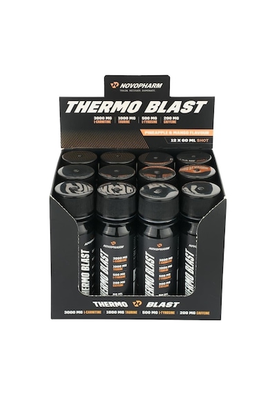 Novopharm Thermo Blast L-carnitine 60 Mlx12 Shot Ananas&mango