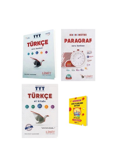 Limit Tyt Türkçe Paragraf Soru Bankası Ve El Kitabı 3lü Set + Planlama Defteri