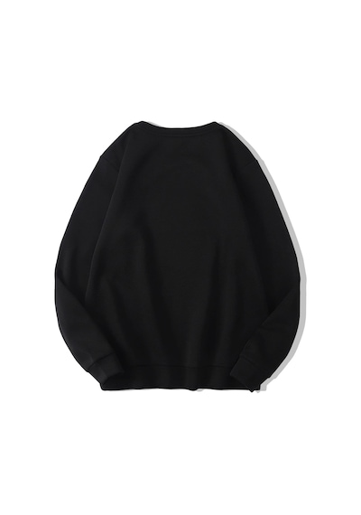 Brz Collection Unisex Oversize Delicacy Sweatshirt Siyah