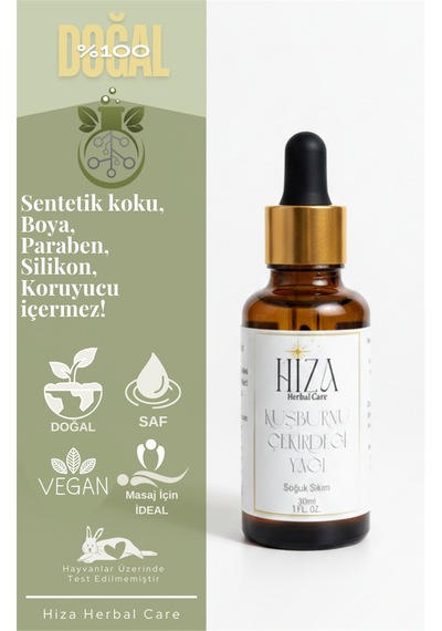 Hiza Herbal Care Doğal Kuşburnu Çekirdeği Yağı 30 Ml