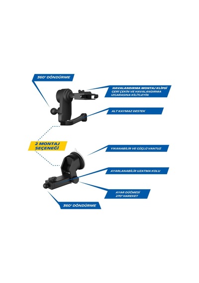 Michelin Mc33368 Wireless Telefon Şarj Cihazı Ve Dokunmatik Akıll (551605845)