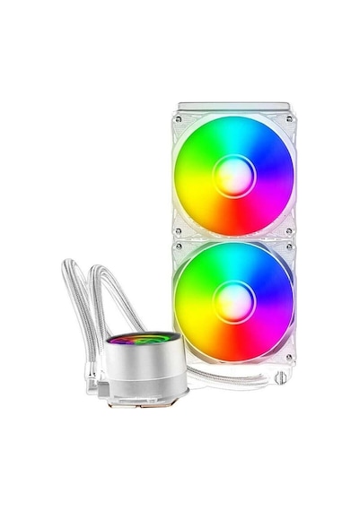 Power Boost Deep 240mm Lga1700/am4/am5 Argb Beyaz Fanlı Sıvı Soğutma Sistemi