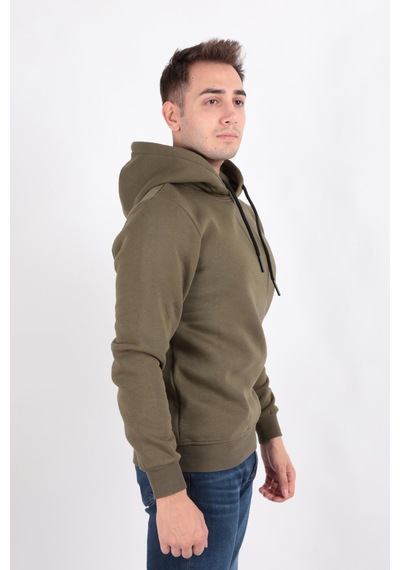 Cazador 5616 Erkek 3 İplik Sweatshirt Haki