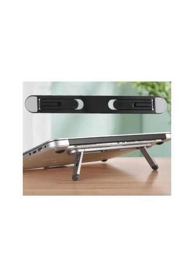 Siyah 2 Kademeli Laptop Standı