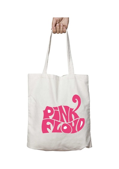 Art Hediye Pink Floyd Logo İki Taraf Kalıcı Yıkanabilir Okul Plaj Omuz Bez Çanta Çok Renkli
