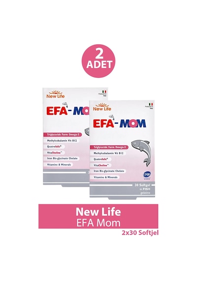 New Life Efa Mom 30 Kapsül 2 Adet