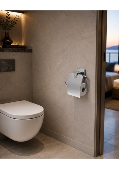 Angled Wc Kapaklı Kağıtlık Acar Zr5900 000 Açık Krem