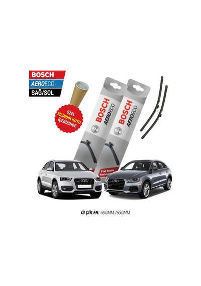 Bosch Aeroeco Audi Q3 Silecek Takımı (2011-2017)
