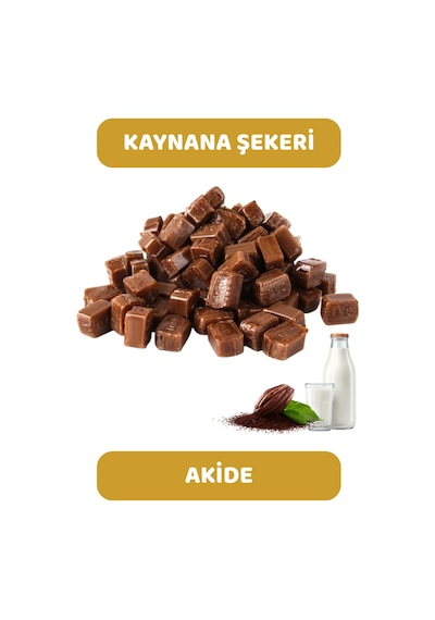 Kaynana Şekeri Sütlü Ve Kakaolu Akide Şekeri 500 Gr