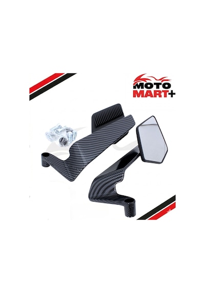 Arora Ar08 Karbon Desenli Katlanır Ayna H2 Mr0401
