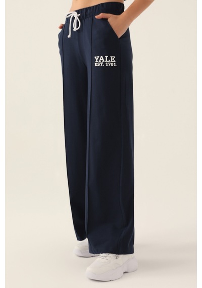 Yale Striped Lacivert Kadın Eşofman Altı 5274-42908 Lacivert