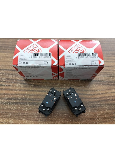 Mercedes W124 W201 Ön Sağ Sol Cam Açma Düğmesi Febi