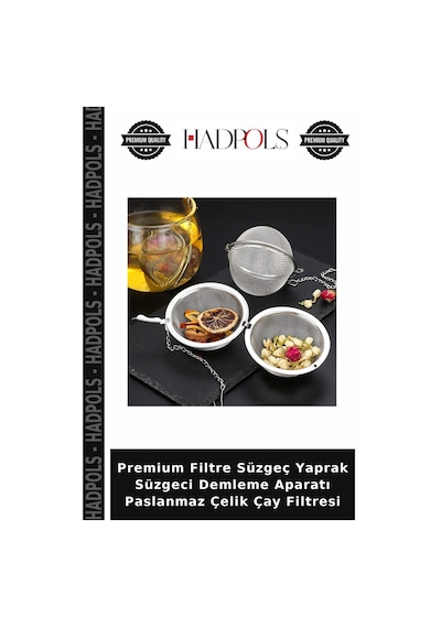 Premium Filtre Süzgeç Yaprak Süzgeci Demleme Aparatı Paslanmaz Çelik Çay Filtresi