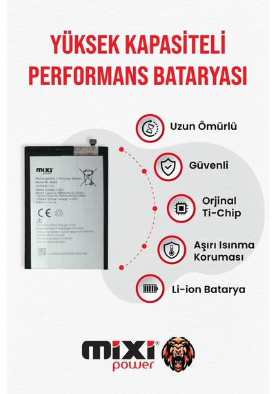 İnfinix Hot 9 Play / İnfinix Hot 10 Play / İnfinix Hot 10 S Uyumlu Tam Kapasite Batarya Tr Garantili