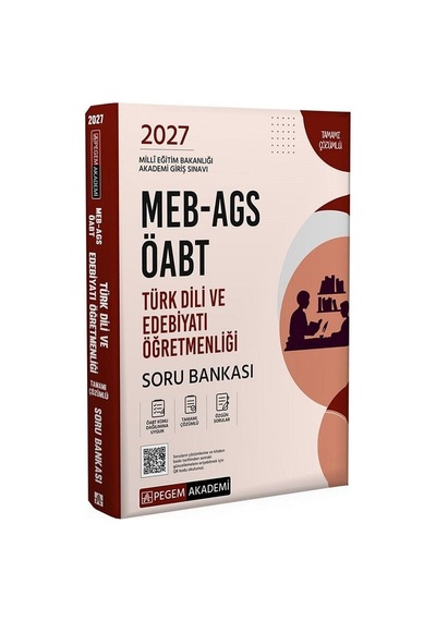 Pegem 2027 Öabt Meb-ags Türk Dili Ve Edebiyatı Öğretmenliği Soru Bankası Çözümlü Pegem Akademi Yayınları