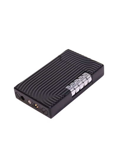 Black Martin Soft Flame Siyah Metal Çakmak - Tr9277