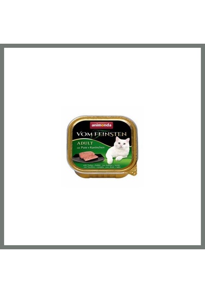 Animonda Vom Feinsten Hindili Ve Tavşanlı Yetişkin Kedi Konservesi 100 Gr Mmbz