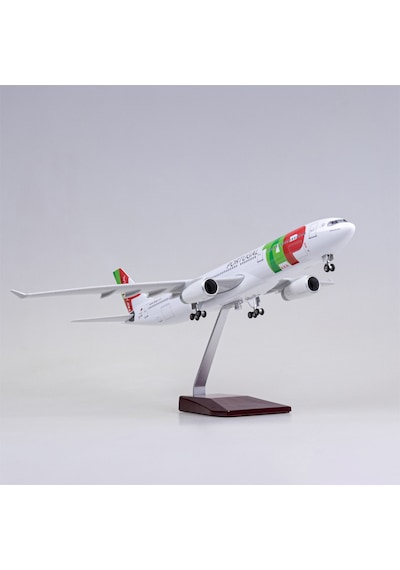 Portugal A330 Yolcu Uçağı Model Uçak 1/80 Ölçek 47cm