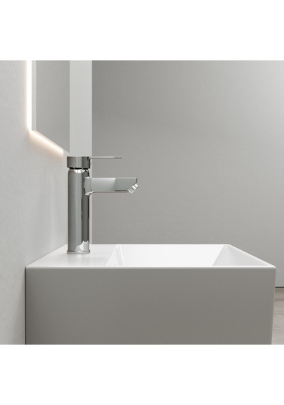 Nuss Safir Lavabo Bataryası- Krom Krom