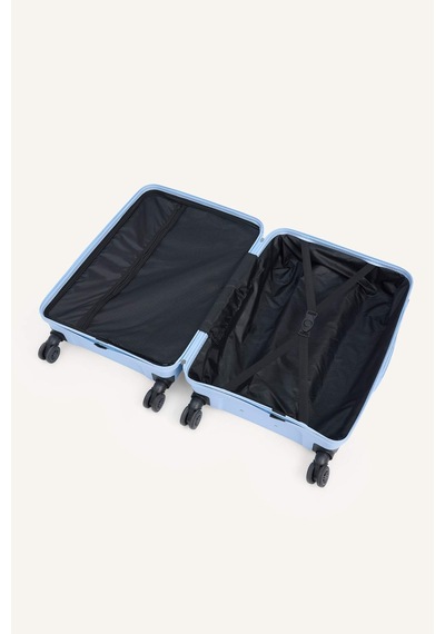 Defacto Unisex Sert Kapaklı Orta Boy Valiz H2407axnsbe813 Mavi-be813