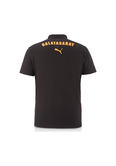 Galatasaray Lisanslı Polo Yaka Siyah Antrenman T-shirt SIYAH