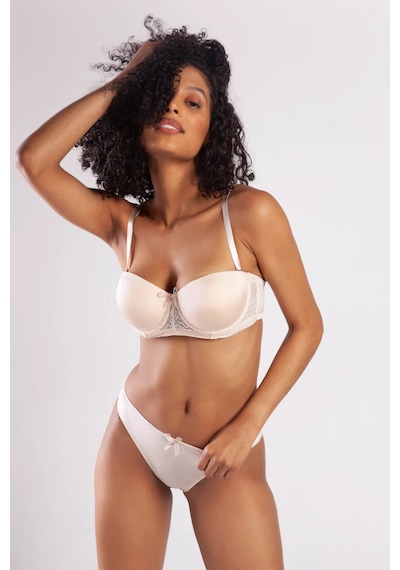Melonika Golshan Gala Push-up Strapless Bra, Ten Konforlu Ve Şık Sütyen, Strapless Çok Renkli