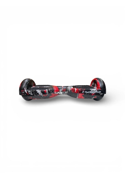 Elektrikli Kaykay Hoverboard Bluetooth Hoparlörlü 6.5 Inch Otomatik Akıllı Denge RS-S5 -Red Extreme Grafiti