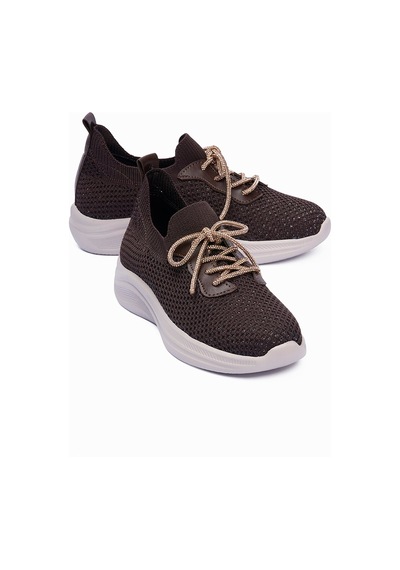 Kadın Triko Sneaker Sim Detaylı Hafif Konfor Taban Taş Bağcıklı Günlük Spor Ayakkabı Melia Kahverengi Kahverengi Kadın Triko Sneaker Sim Detaylı Hafif Konfor Taban Taş Bağcıklı Günlük Spor Ayakkabı Melia Kahverengi Kahverengi